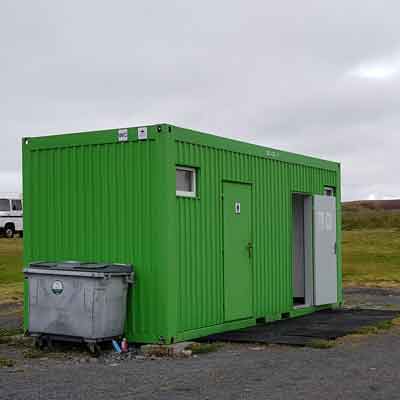 Einfacher Sanitärcontainer